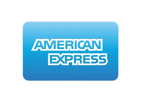 A blue and white logo of an american express.